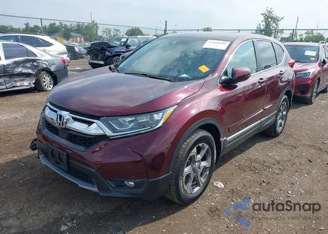 2018 Honda Cr-V Ex-L/Ex-L Navi из США, поврежденный, VIN 7FARW2H85JE033319